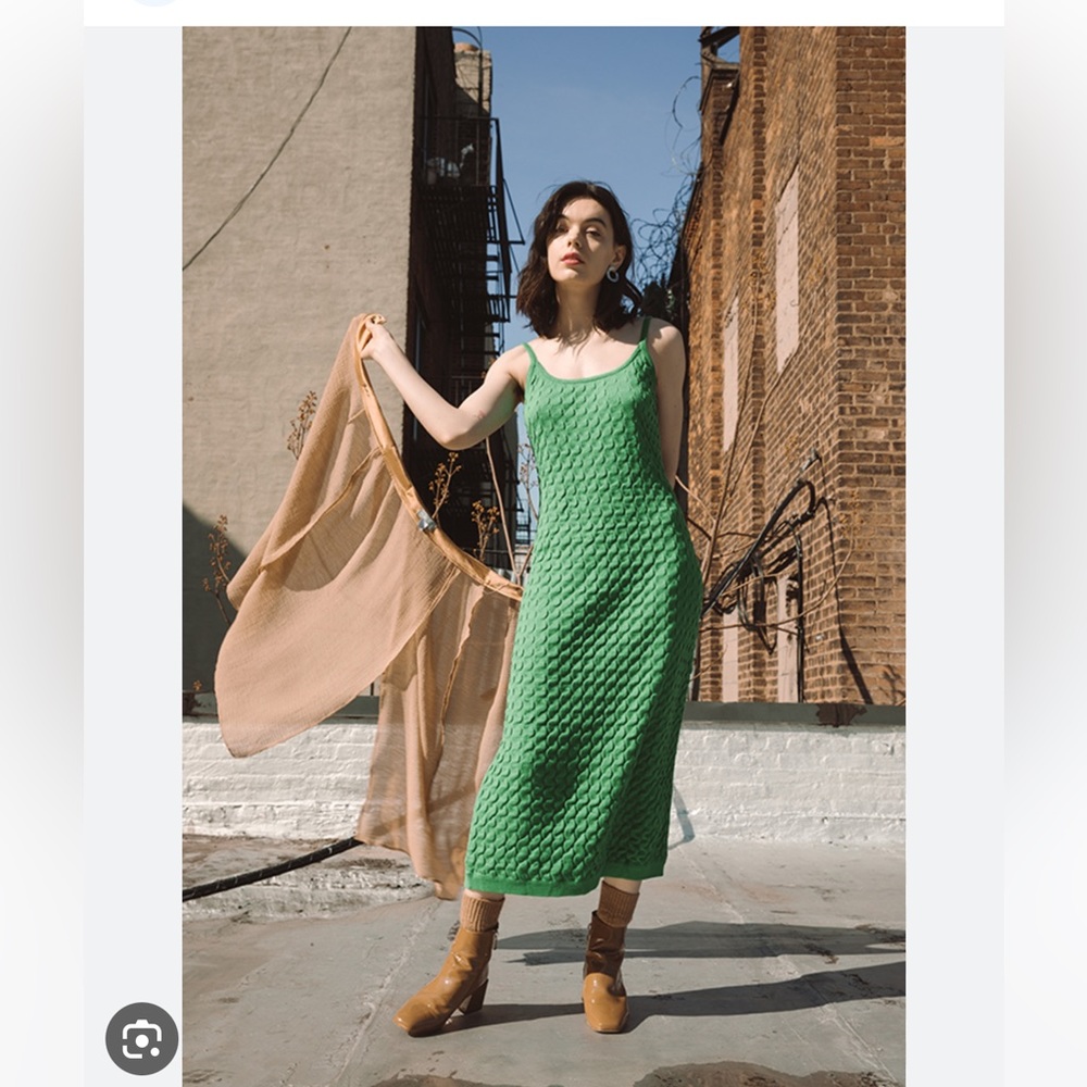 AJAIE ALAIE Scoop Neck Long Dress Size: XS fit US small as well - Picture 3 of 10